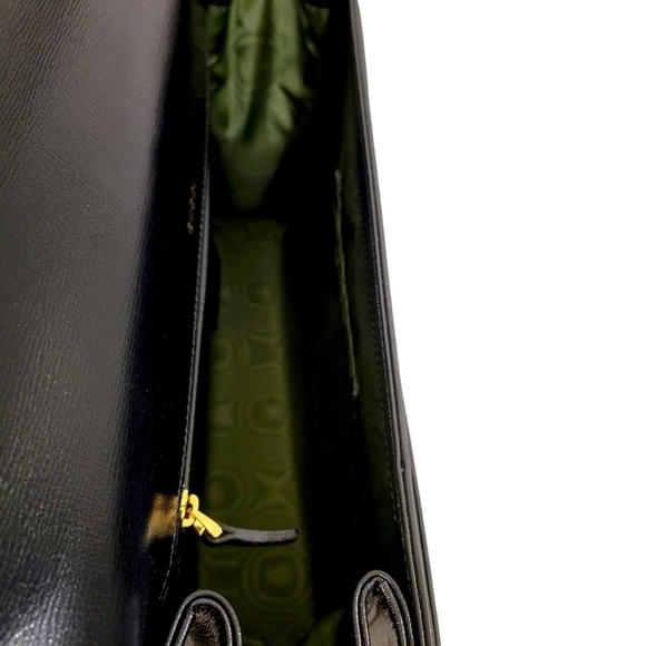Gucci Black Leather GG Ring Azalea Shoulder Flap Bag Complete Set EUC - Picture 12 of 16